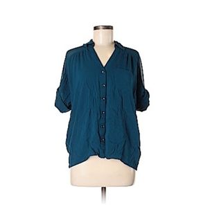 Express Button Down Blouse
